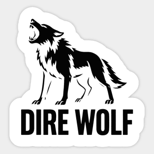 Dire Wolf Sticker